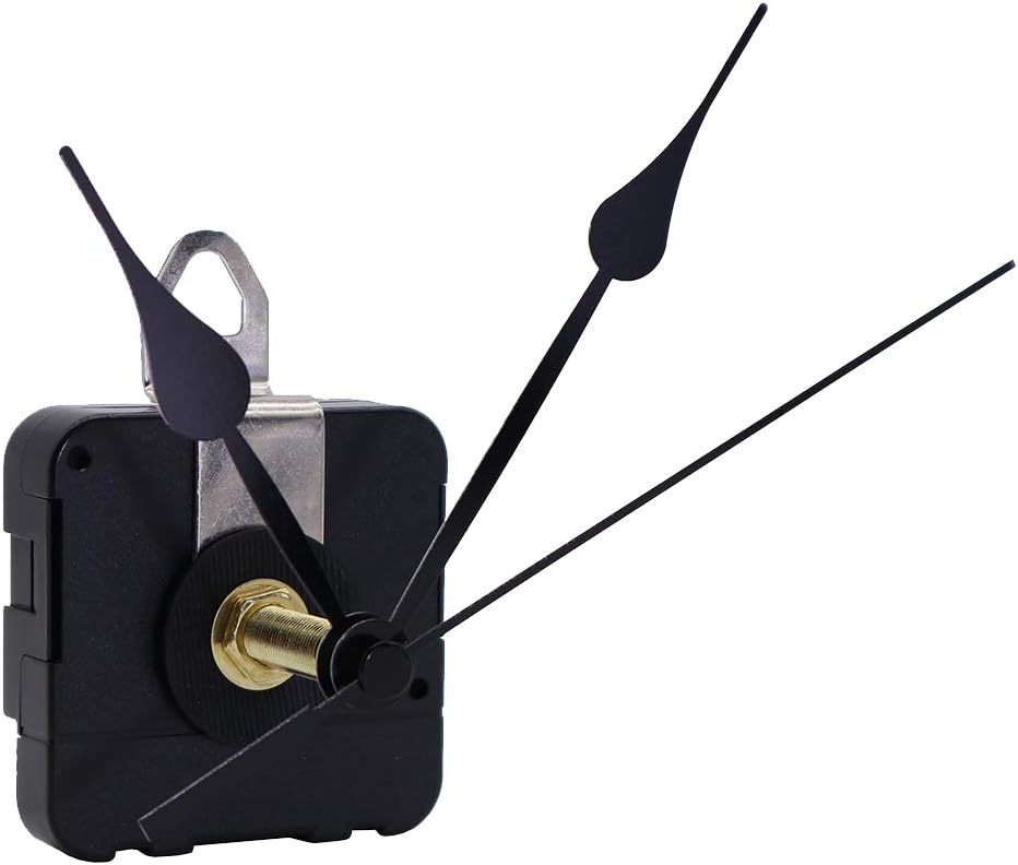 Miulika HR1688-31 Jump Second Quartz Clock Movements Mechanism Parts, DIY Wall Clock Replacement Parts Suitable for Repairing, Replacing Clock
