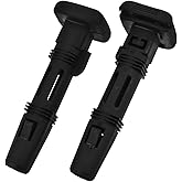 VINTORKY Car Seat Headrest Guide Inserts Type B 12.7 mm | Black Plastic, 2 Seat Headrests Guide Inserts, Easy Installation, for Car Seat Headrests