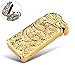 Padgene Shake Electronic Pulse Arc Cigarette Lighter, Dragon Flameless USB Rechargeable Arc Lighter, Gold