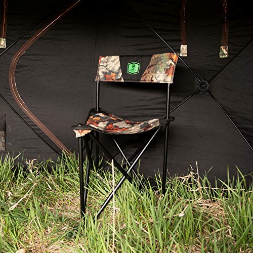 Barronett Blinds BC101 Tripod XL Folding Hunting Chair, Bloodtrail Camo - Thumbnail 3