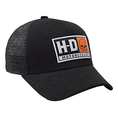 Trucker Hat Harley Hats Amazon H-D Men's Embroidered Willie G