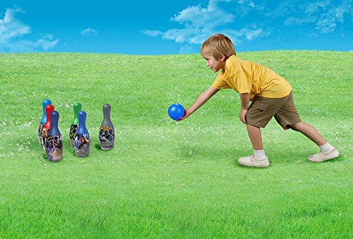 Avengers Bowling Set - Includes 6 Pins and Bowling Ball - Styles May Vary