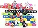 24 Qute Super Hero（16 Shoe Charms + 8 Bracelet ）For Fit Croc & Wristband Kid Gifts