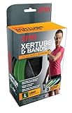 SPRI Xertube Resistance Bands Kit with Door Attachment (1 Green Xertube, 3 Xercise Bands)