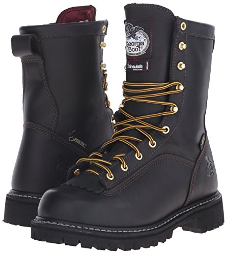Georgia Boot Men's G7014 Mid Calf Work Boot – SPR Leather, Steel Shank, Cushioned Insole, Goodyear Welt, PU Outsole - View #8