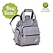 Diaper Bag Backpack - Travel Diaper Bag - Small Diaper Bag - Baby Diaper Backpack - Newborn Diaper Bag for Girls Boys - Maternity Nappy Bag for Women Men - Dad Diaper Bag Organizer Grey - Bookbag