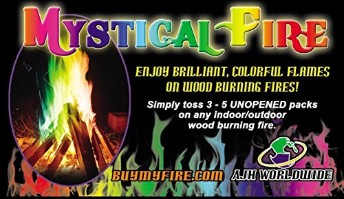 Mystical Fire Campfire Fireplace Colorant Packets 100 Pack