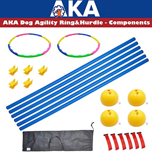 AKA Agility Training Set | Hurdle & Jump Ring| for Dog