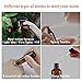 Glass Spray Bottle, Amber Glass Spray Bottles Set Roller Bottles for Essential Oils, Cleaning Products or Aromatherapy (16OZ x2, 8OZ x1, 4OZ x1, 2OZ x2 Dropper Bottle, 10ML x4 roller bottles)