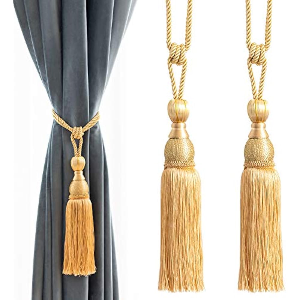 Decorative Curtain Tiebacks Ball Tassels Holdbacks Home Office