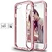 iPhone 6s Case,iPhone 6 Case,by Ailun,Soft Clear TPU Back&Reinforced PC Frame,Shock-Absorption&Anti-Scratch Bumper,Anti-Fingerprint&Oil Stain Cover[Rose Gold]