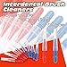 WINOMO 50pcs 2.5mm Dental Orthodontic Oral Care Interdental Brushes Between Teeth Brush Kit