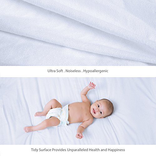 image for HOMFY Queen Premium Hypoallergenic Waterproof Mattress Protector, Deep
