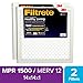 Filtrete Healthy Living Ultra Allergen Reduction AC Furnace Air Filter, MPR 1500, 14 x 14 x 1-Inches, 2-Pack primary