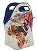 Artovida Artists Collective Insulated Neoprene Lunch Bag - Washable Soft Lunch Tote for Work and Picnic - Design by Mark Ashkenazi (Israel) World Map - Classic