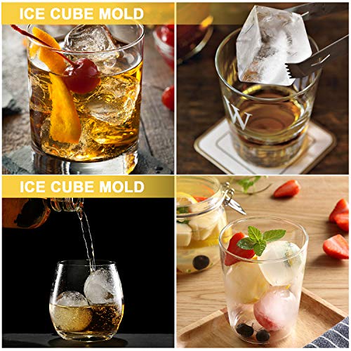 Silicone Ice Cube Trays,Easy Release Large Ice Cube Tray，Ice ball Trays with Lids - Thumbnail 6