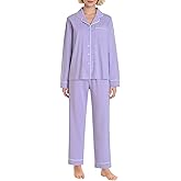 Pintage Women's Petite Cotton Pajama Set Petite Length Pjs