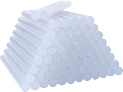 BEEWAY Hot Glue Sticks 11.0mm x100mm, 55 Pack, SGS Approved