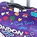 Myosotis510 Cute 3D Luggage Protector Suitcase Cover 18-32 Inch