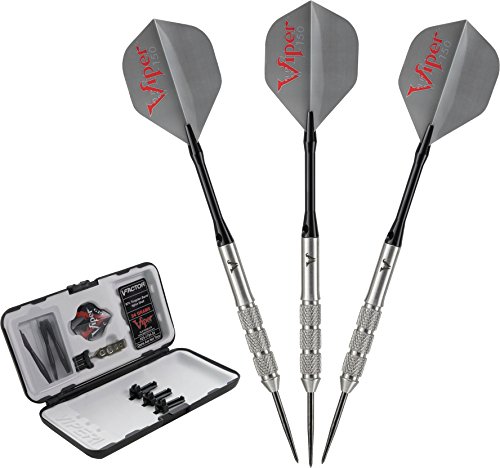 Viper by GLD Products V-Factor 90% Tungsten Steel Tip Darts with Storage/Travel…