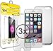 iPhone 6 6S Screen Protector 3 Pack and 1 Silicone Case Perfect Bundle for Apple iPhone 6 and iPhone 6 S