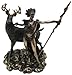 PTC 10.25 Inch Greek Goddess Diana Artemis and Moon Statue Figurine