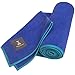 Cush Yoga Towel - 100% Microfiber Yoga Mat Towels - Without Silicone Backing - Absorbent - 600 GSM - Ultra-Thick for Bikram and Hot Yoga - Multiple Sizes and Colors - 24