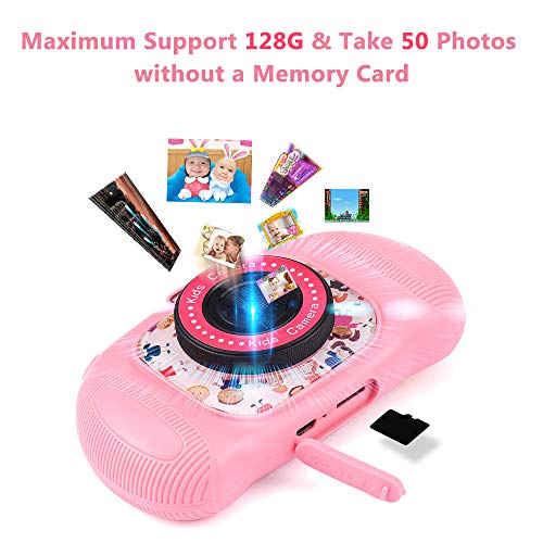 image for Fede Kids Digital Camera with 25 Games, Rechargeable Selfie Camera for