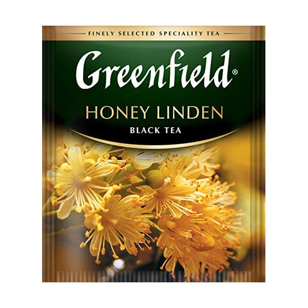 GREENFIELD HONEY LINDEN Schwarztee | Aromatisierter Tee | Schwarzer Tee mit Honiggeschmack mit Linde und Apfel | Brew… – Bild 3