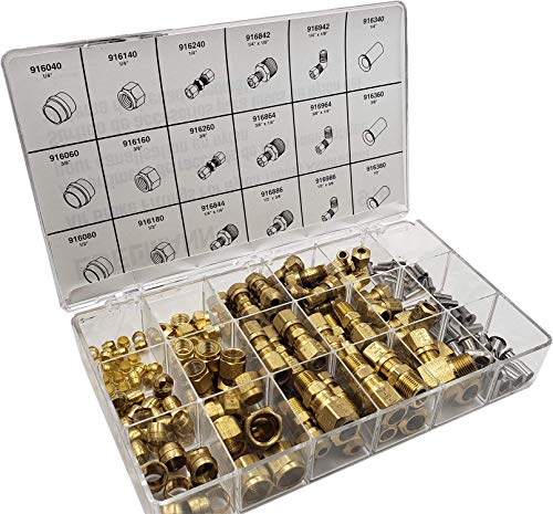 Plews & Edelmann Edelmann 916 Nylon Tube Air Brake Fitting Assortment - Thumbnail 2