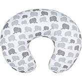 KLWJFK Nursing Pillow and Positioner, Breastfeeding, Bottle Feeding, Baby Sitting Support with Removable Ultra Soft Minky Cover, Tummy Time Support for Baby Boys and Girls