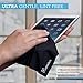 Garnetics Microfiber Cleaning Cloth (12 PACK) - to clean Glasses, Lens, Cell Phone, Tablet, Laptop, TV, LED, LCD screens - Premium Lintfree fiber - Computer Screen and Eyeglass cleaner
