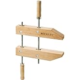 12&rdquo; Wooden Handscrew Clamp - Angled Jaws &amp; Screw Clamps for Woodworking - DIY Ready Durable Wood Clamp Set - Ideal Precision Hold Wooden Clamps for Joinery &amp; Woodworking Vises