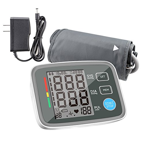 Blood Pressure Monitors Automatic Digital Upper Arm BP Monitor Automatically Measure Pulse Diastolic Systolic For Home Use 2 User Mode Fits Most Cuff FDA Approved