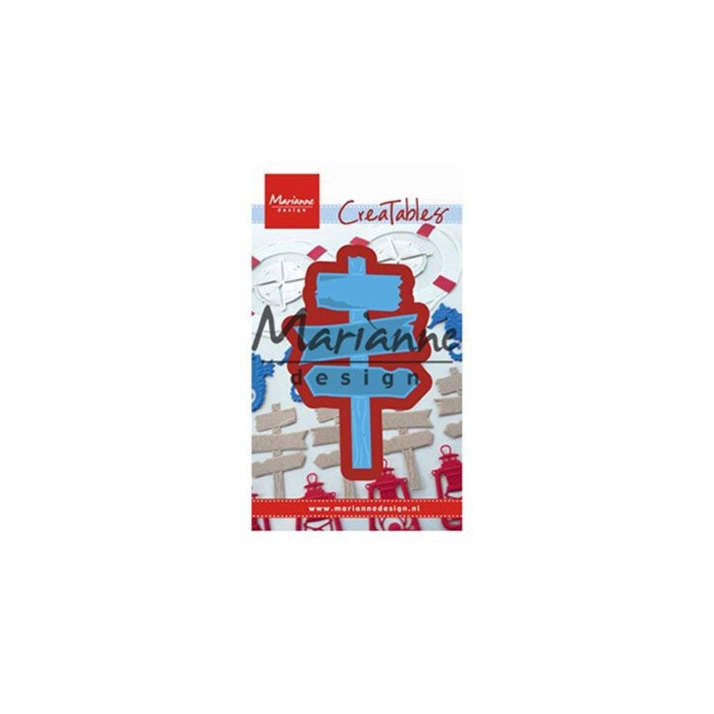 Marianne Design 1 x Creatables Wooden Signpost Die, Blue, Small