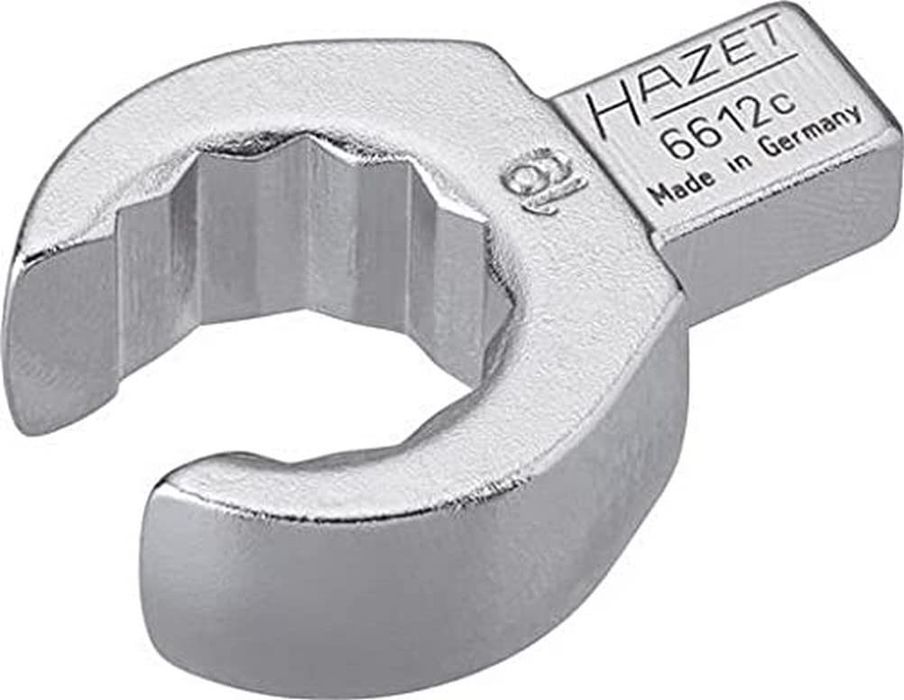 HAZET 6612C-19 46.8 mm 12-Point Profile Insert Box-End Open Wrench - Chrome-Plated — image 1
