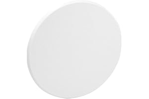 Prime-Line U 9265 Vinyl Circular Wall Protector with Self-Adhesive Backing, 7-In. Diameter, White (Single Pack)