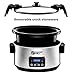 Magic Mill 8.5 Quart Slow Cooker Crock Pot, Digital Programmable, 20 Hour Timer, 3 Cooking Settings, Locking Lid for Easy Transport, Dishwasher Safe