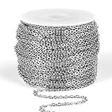 [66 Feet/ 20M] Stainless Steel Chain Bulk, 2mm 304