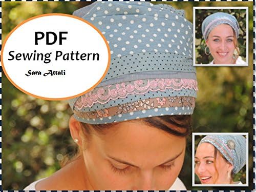Sara Attali DesignSara Attali Design Pattern EMAIL Digital Download Sewing Head Covering Pattern PDF Pattern How to Sew Sinar Apron Tichel