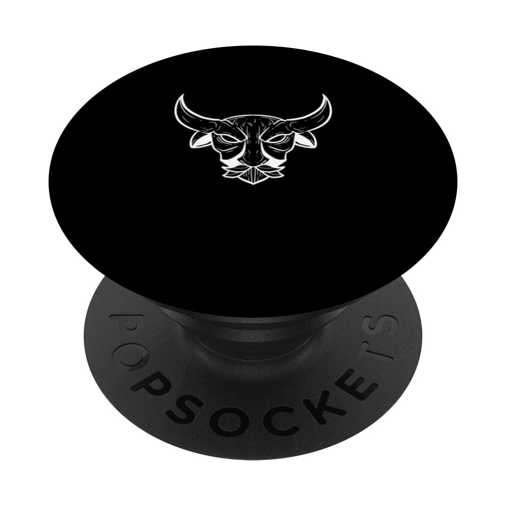 Bulls Head Steer Wrestler PopSockets Swappable PopGrip