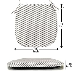 Ambesonne Retro Chair Seating Cushion Set of