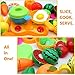 52-Piece Pretend Play Kitchen Toys & Food Set | In Beautiful Storage Container - Includes Kids Toy Dishes, Cutting Play Foods, Play Fruits & Play Vegetables, Mini Toy Stove Top, Play Kitchen Utensils