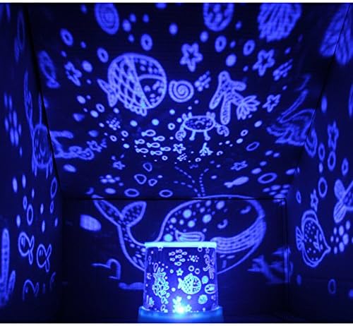 Star Light Sky Led Projector Star Master Star Sky Projector Night Light Lamp 360° Rotation Ideal Gift for Kids (with 2 Extra Free Replacement Slides, Star)