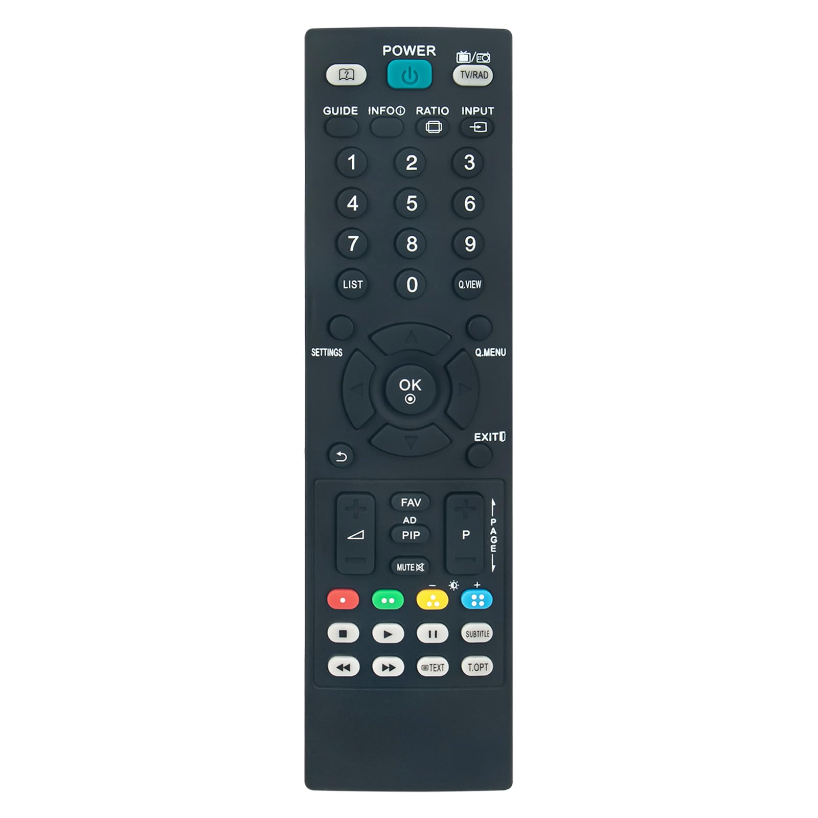AKB73655822 New Replacement Remote Control fit for LG LCD TV M2232 M2252 M2255 M2352 M243 M2432 M2752D