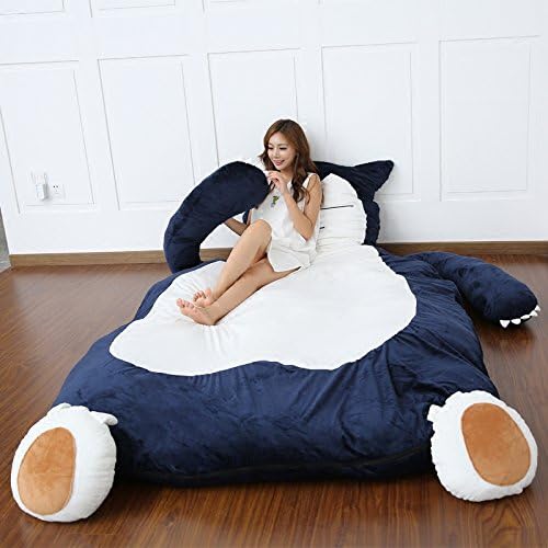 NVZJNDS Lazy Sofa Bed Double Cartoon Tatami Mattress Cute Bedroom Increase Sleeping Pad Temporary Bed