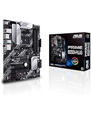 ASUS Prime B550-PLUS AMD AM4 (3rd Gen Ryzen™) ATX motherboard (PCIe 4.0, ECC memory, 1Gb LAN, HDMI 2.1, DisPlayPort 1.2 (4K@60HZ), Addressable Gen 2 RGB header and Aura Sync)
