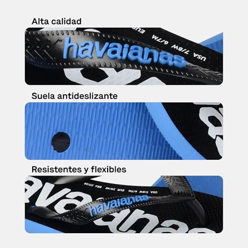 Top Logomania 2 FlipFlop Unisex adulto Brilliant Blue 43 EU
