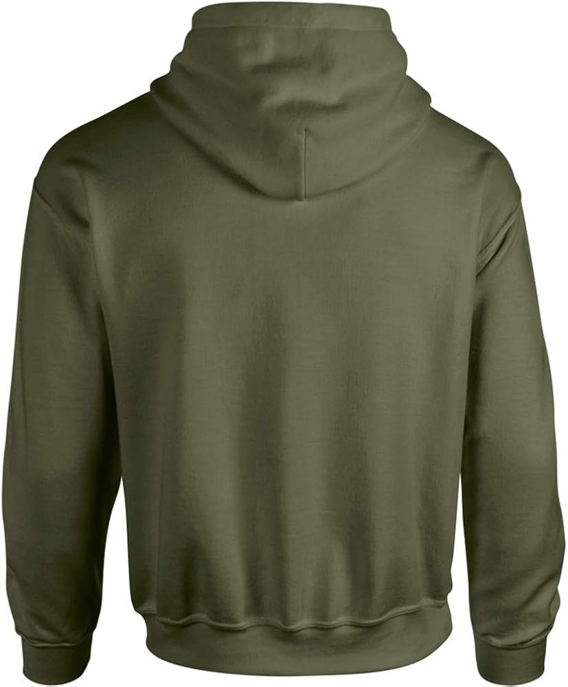 Hooded Pullover Sweat Shirt Heavy Blend 50/50 7.75 oz. by Gildan (Style# 18500) at  Men’s Clothing store