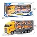 Die-Cast Trucks Engineering Construction Car Toys Fire Engine Truck Toys Gifts Set - Mini Play Vehicles Car Toy in Carrier Truck Play Car Gifts for Toddlers Kids Boys Girls (Construction Truck)